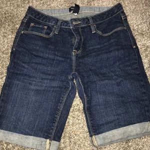 jean bermuda shorts